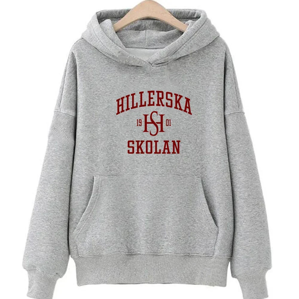 Young Royals Letter Print Clothes Autumn Winter Long Sleeve Sweatshirt