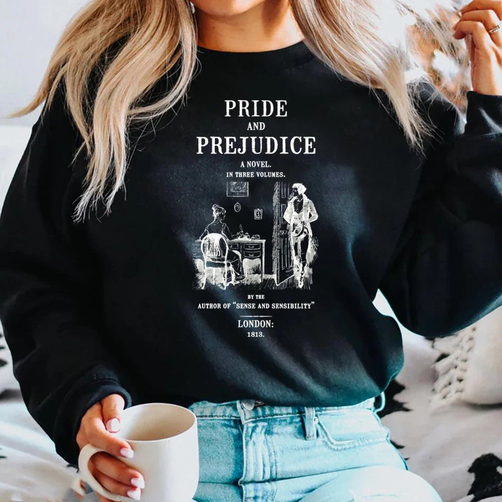 Pride and Prejudice Sweatshirt Casual Pullovers