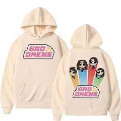 Bad Omens Powerpuff Girls Hoodie Cute Oversized Pullover