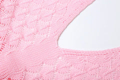 Jacky Plaid Crochet Maxi Dress