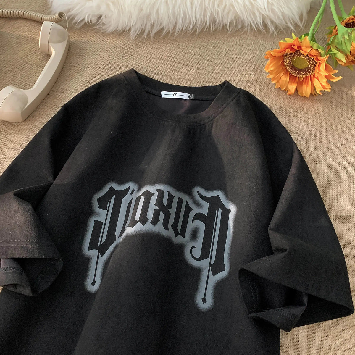 2024 Letter Printed Men Tshirt