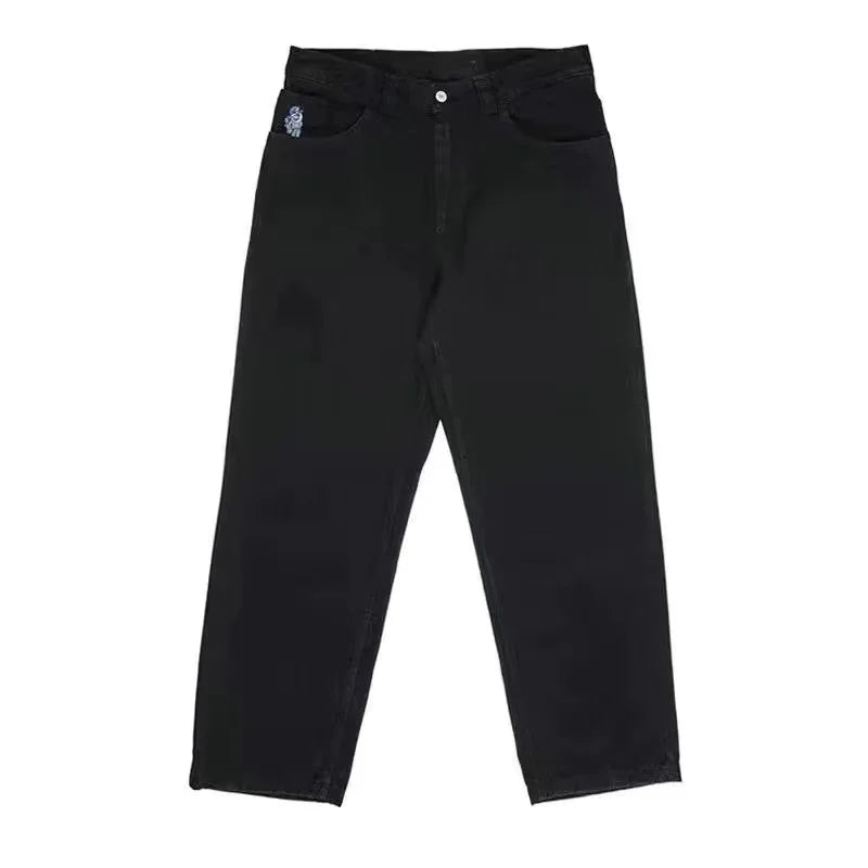Streetwear Style: Y2K Denim Jeans for a Laid-Back Look