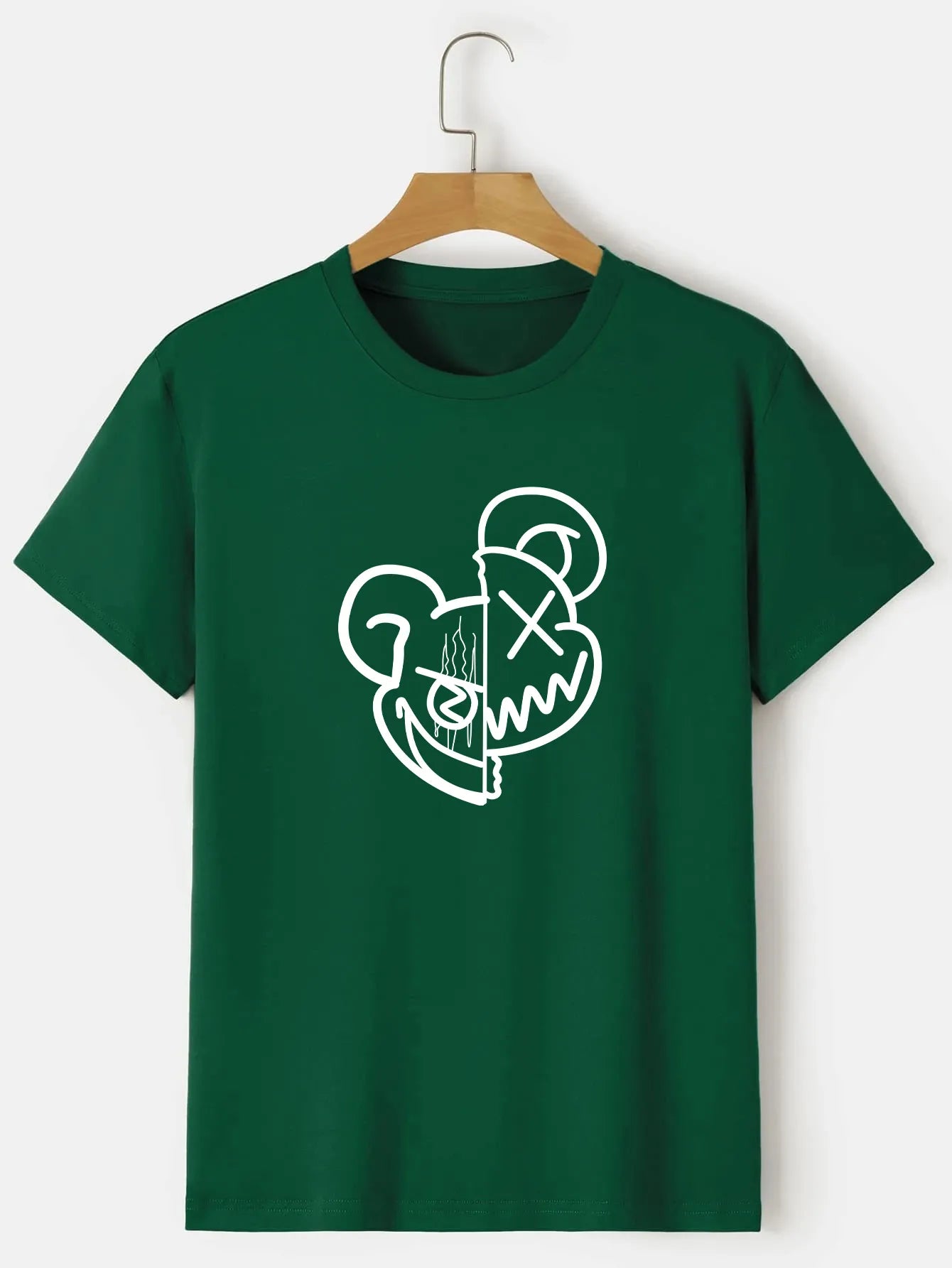 Men's Tees Cartoon Graphic Print Tops