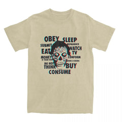 Break Free from the Cycle: The Eat Work Repeat Obey Tee