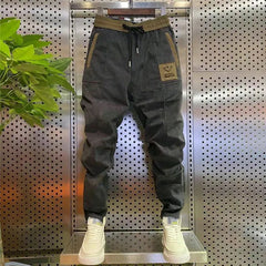 Corduroy Pants Men Harem Hip Hop