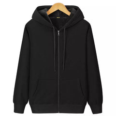 Stay Cozy in Style: New Men's Fleece Hoodie with Thickened Hood for Autumn and Winter