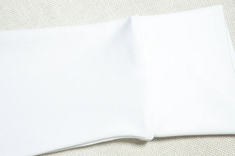 Your Invited Black And White Mini Dress