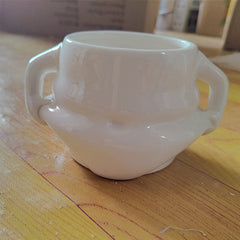 Ceramic Mug Cute Cup Belly Cup Funny Porcelain