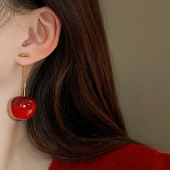 Cherry Drop Earrings