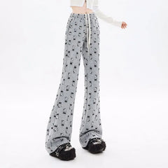 Y2K Cartoon Print Sweatpants Women Cute Kawaii loose Casual
