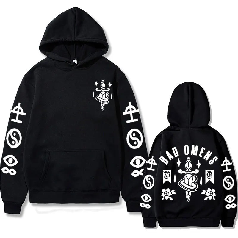 Awesome Bad Omens Band Tour 2023 American Music Double Sided Print