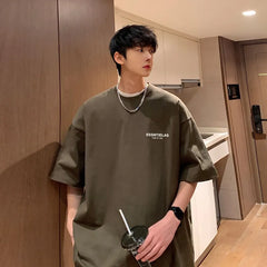 Summer Tee Shirts For Men Big Size Male Print Clothes