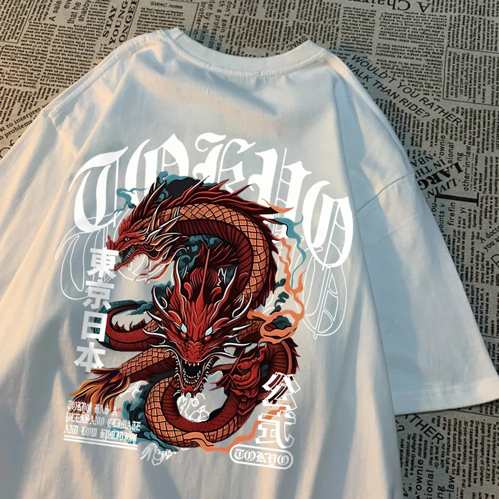 Japanese Style Tokyo Devil Dragon T-Shirt