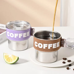 Stainless Steel Thermal Cup Adult Children Water Cup Easy To Clean Outdoor