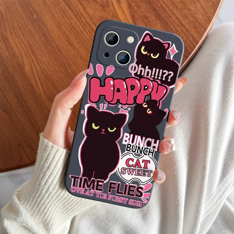 Bewitching Black Cat Case: Ultimate Protection with a Touch of Feline Charm