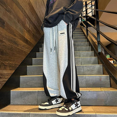 Baggy Casual Side Stripe Men Sweatpants Style Sports