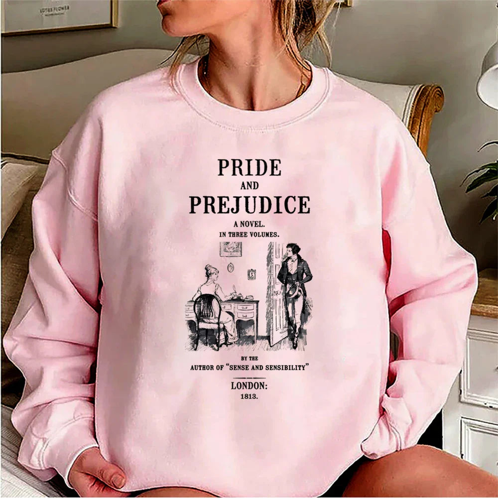 Pride and Prejudice Sweatshirt Casual Pullovers