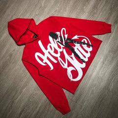 Hoodie Loose Color Blocking Fashion Printing Sweatshirt Kpop Clothes Y2k