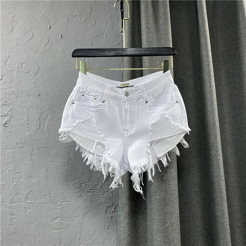 White Ocean Blvd Low Rise Shorts