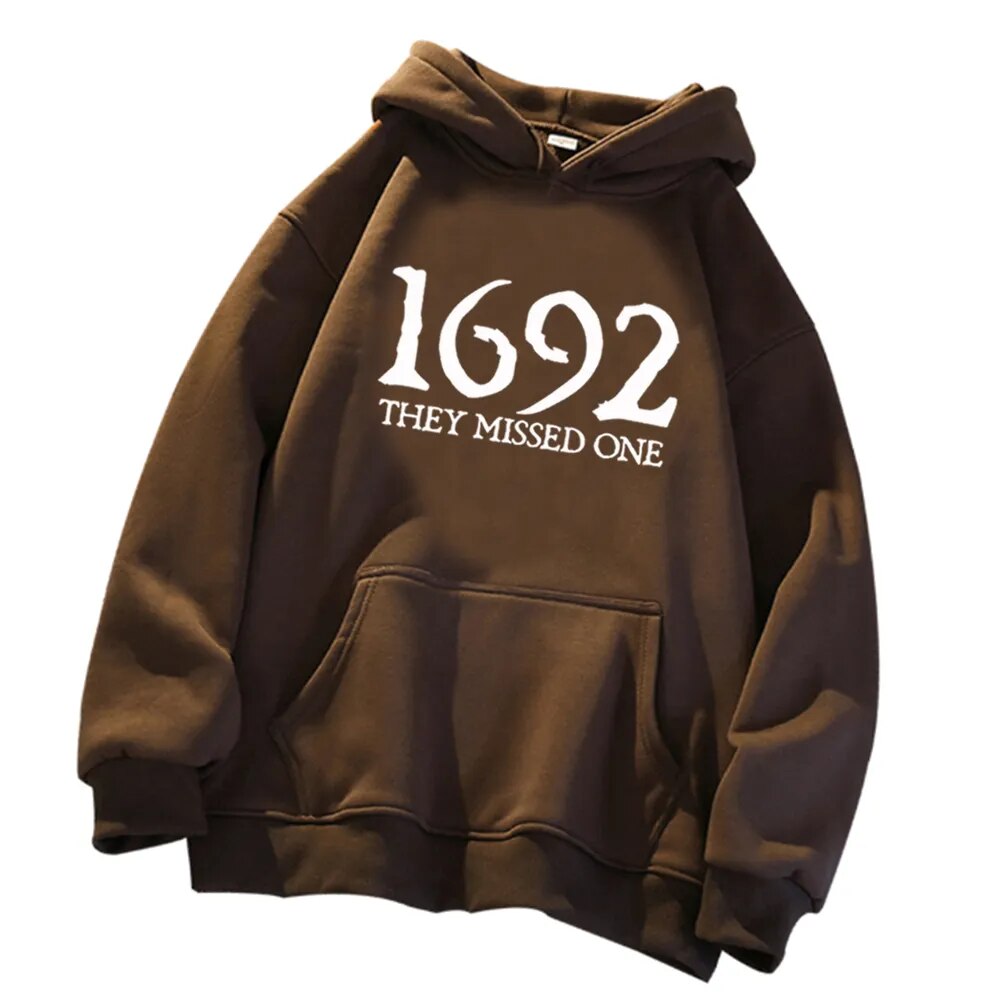 1692 They Missed One Men Hoodie Spring and Autumn