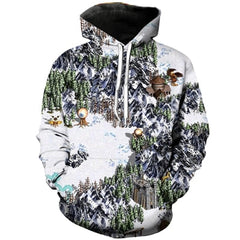 Men 3D Printed Heroes of Might and Magic Inspired Hoodie