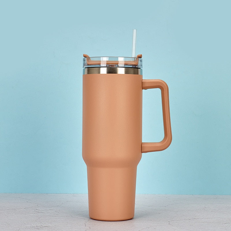 Stainless Steel Mug Coffee Cup Thermal  Mugs Thermos Tumbler with Handle