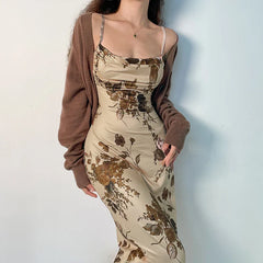 Y2K Retro Floral Dress | Unleash Vintage Vibes