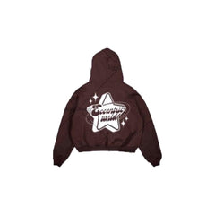 Y2K Star Letter Printed Pullovers Trendy European and American Hoodies for a Stylish Look