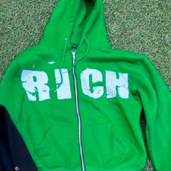 Y2k Vintage Printed Zip Up Hoodies Women Casual Loose Gothic Trend Tops