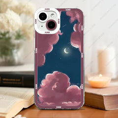 Case For iPhone Soft Cover Cloudy Sky