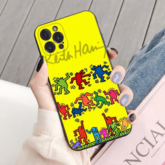 Black Wacky Villain Phone Case For iPhone