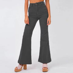 Classic Corduroy Cotton  Jeans Women