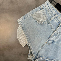 Never Put Me In Your Pocket Denim Shorts