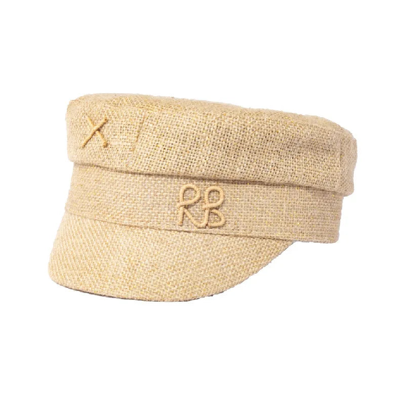 Straw Baker Boy Hat