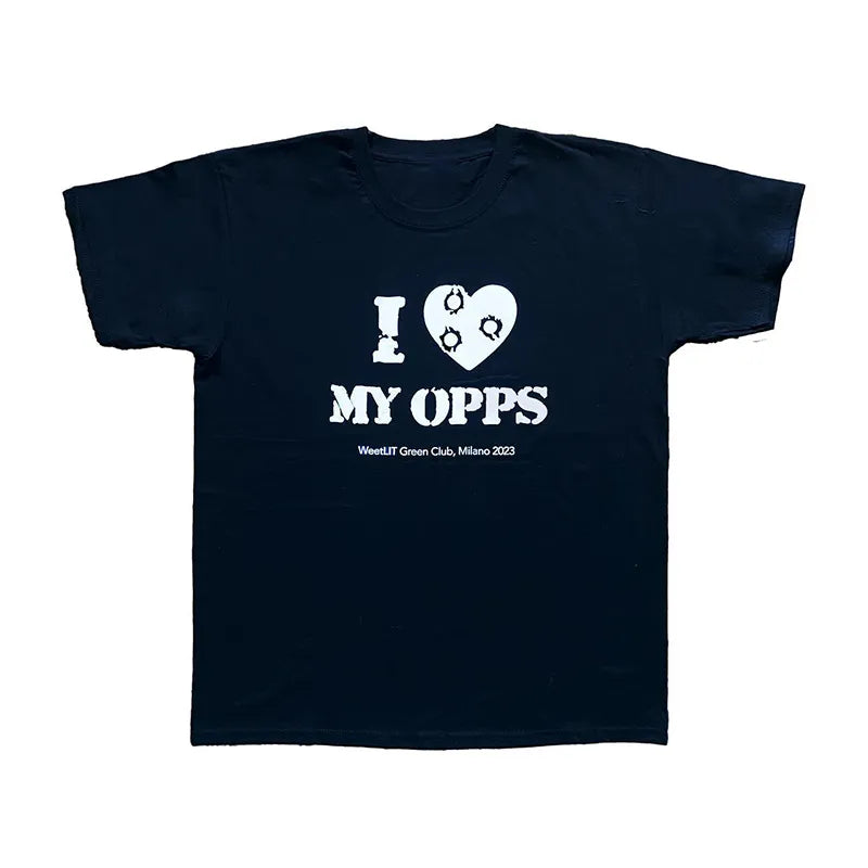 Printed Letter Summer Hip Hop T-Shirt Men Streetwear