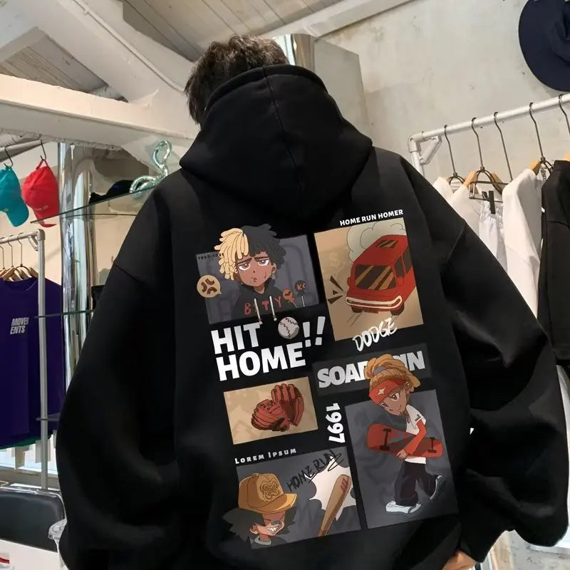 Hoodie Y2k Sweatshirts Streetwear Loose Hoodies & Sweatshirts