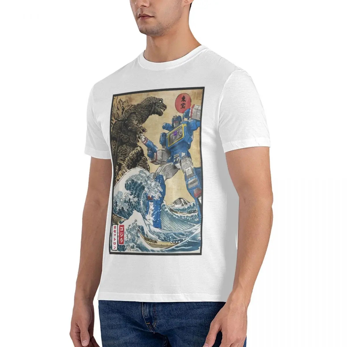 Clash of the Titan Godzilla vs Soundwave Tee