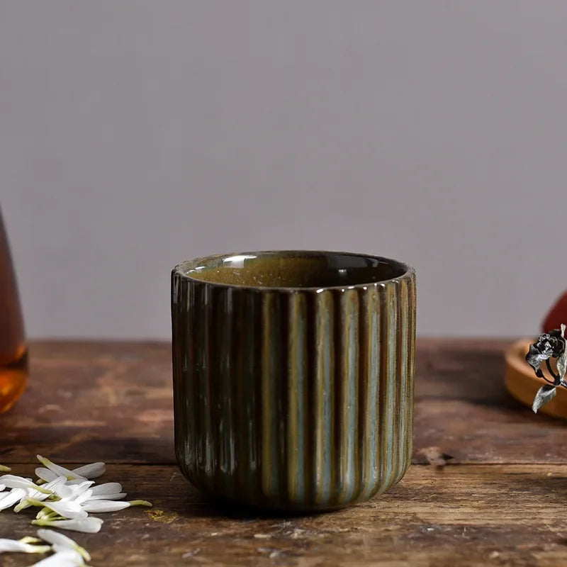 Retro Ceramic Tea Cup Porcelain Teacups Sake Cups Coffee Mug Wine Mug Water
