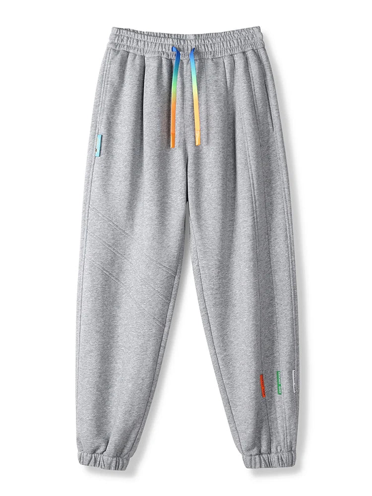 Spring Autumn Men'Baggy Sweatpants Drawstring Cotton