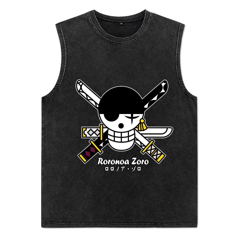 Men T-Shirts Anime Print Streetwear