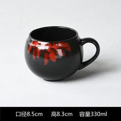 Creative Retro Household Water Coffee Micro-defective Ceramic Cup Personality Trend Mug Japanese