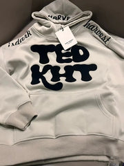 Autumn-Winter Fashion Letter-Print Hoodie with a Touch of American Retro