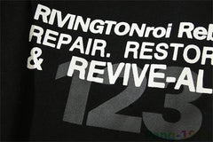 RRR123 Style Flame Distressed Sweatpants Men Sports