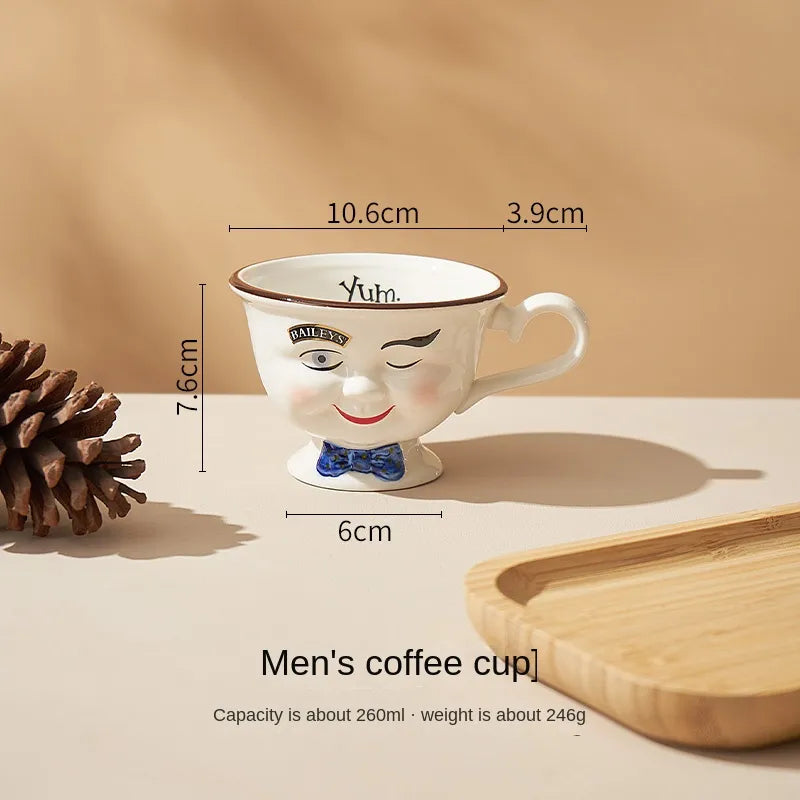 Retro Coffee Cup Breakfast Tea