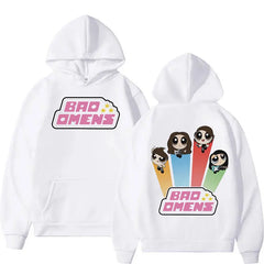 Bad Omens Powerpuff Girls Hoodie Cute Oversized Pullover