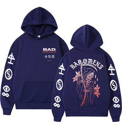 Bad Omens The Concrete Forever Tour 2023 Hooded Harajuku Hip Hop Gothic Sweatshirt