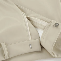Under The Radar PU Leather Maxi Skirt
