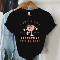Coffee Graphic T-shirt Short Sleeve