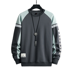 Sweatshirt Loose Mens Long Sleeve Casual Cotton
