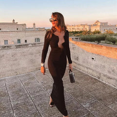 Sweet Hunny Long Sleeve Maxi Dress